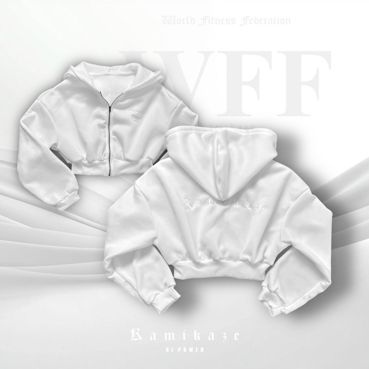 WFF×Kamikaze コラボパーカー(白)